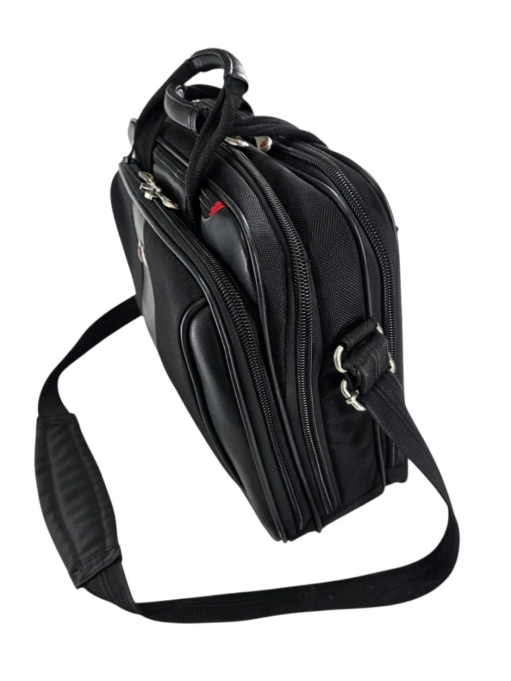 SwissGear SW-7132 Laptop Briefcase Computer Bag Black Business Case Organizer...